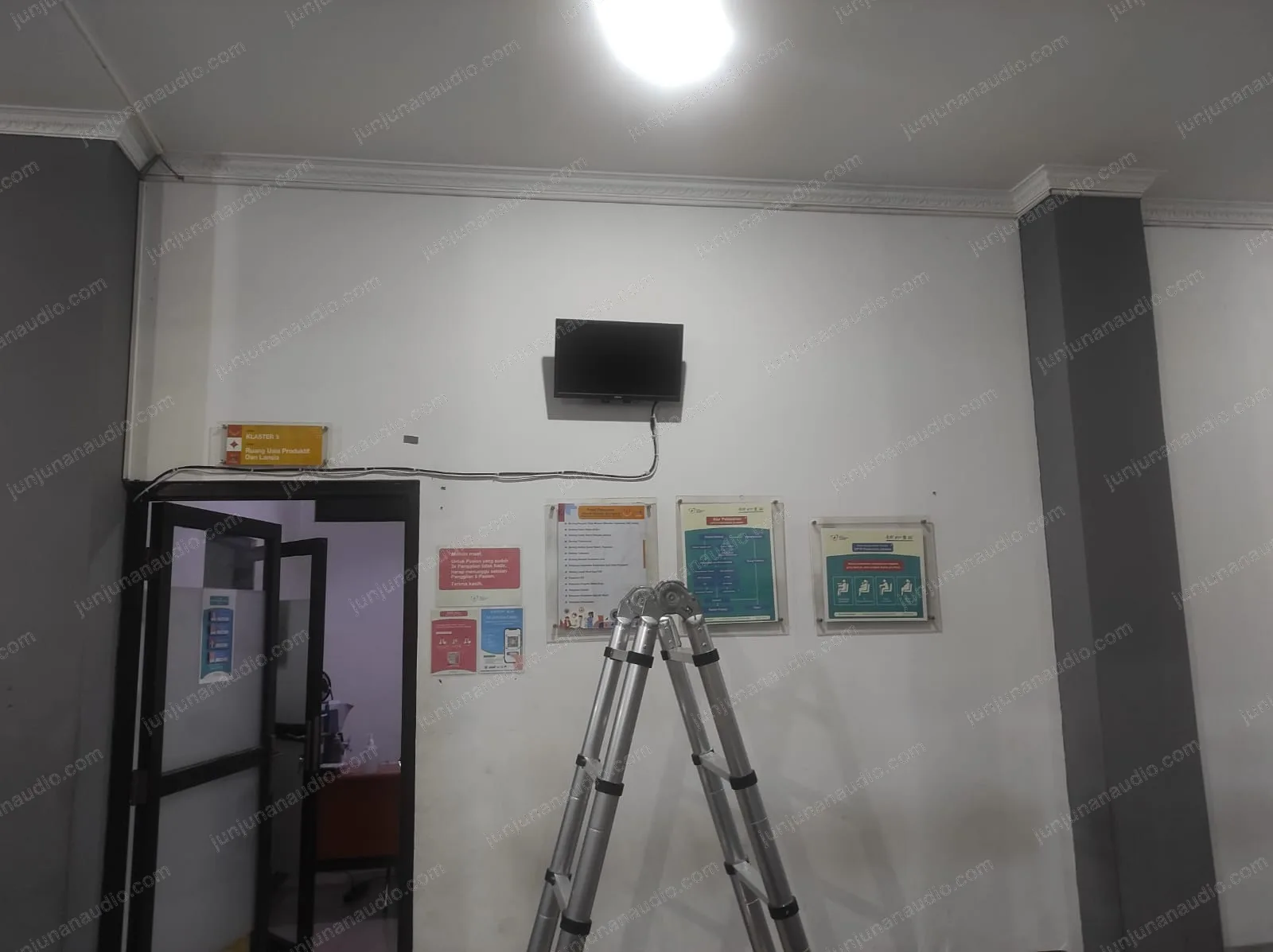 Instalasi video system Puskesmas Jajaway 02